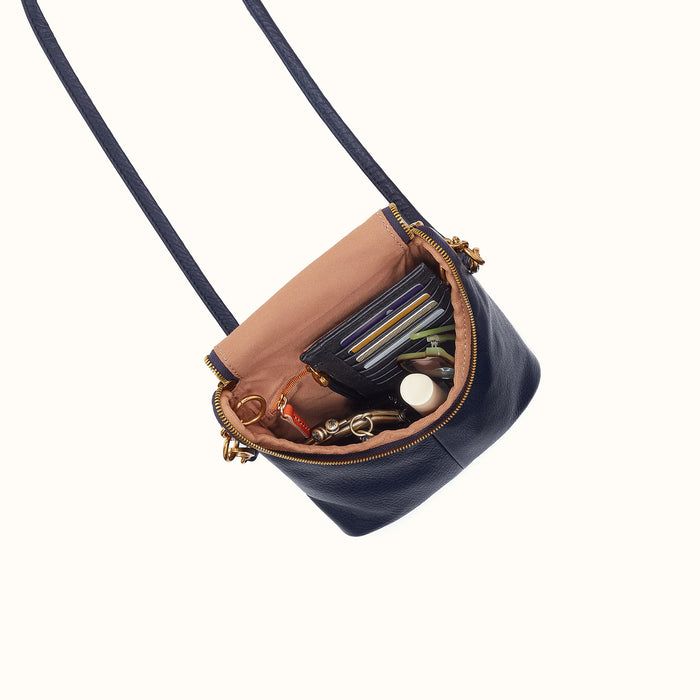 Fern Duo Crossbody In Pebbled Leather