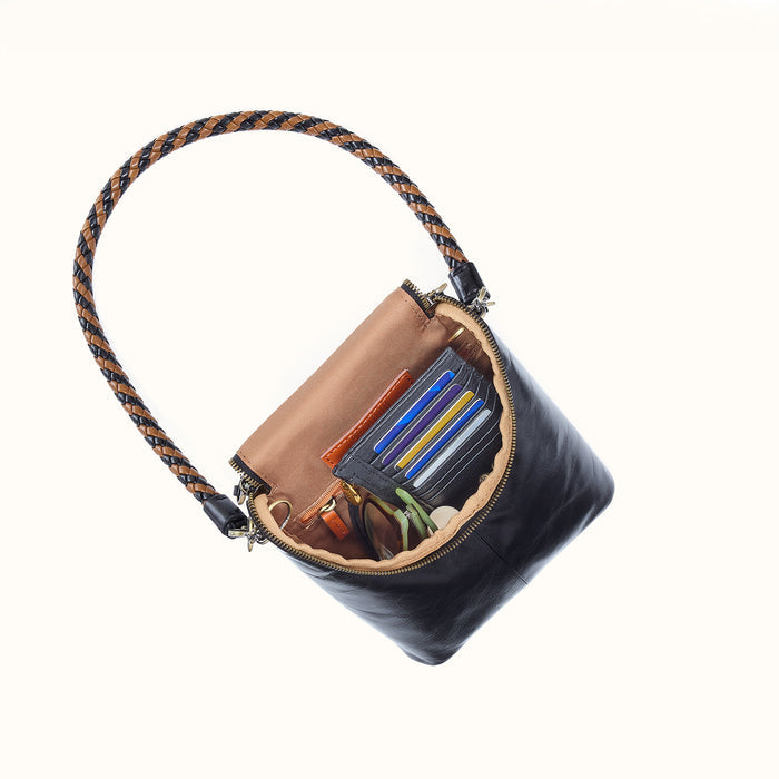 Fern Duo Crossbody In Polished Leather