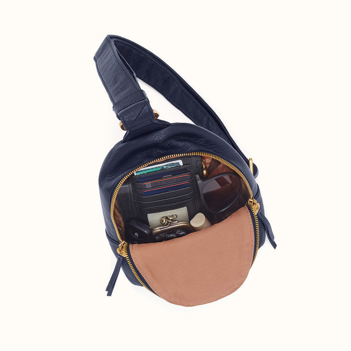 Fern Sling In Pebbled Leather