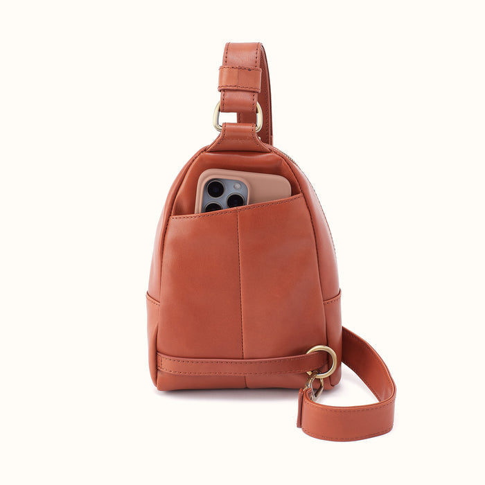 Fern Sling in Smooth Leather with Multi Stitch - Timberline