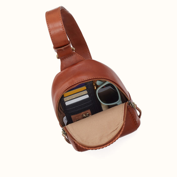 Fern Sling In Washed Leather