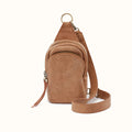 Fern Small Sling In Buffed Leather - Whiskey