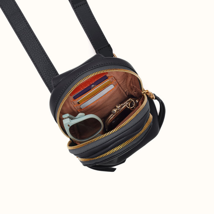 Fern Small Sling In Pebbled Leather