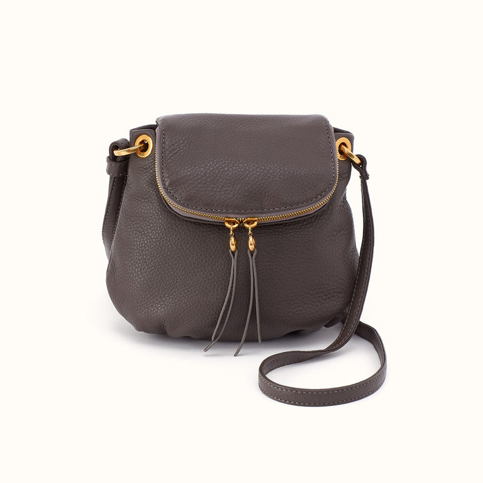 Fern Zip-Flap Crossbody In Pebbled Leather