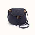 Fern Zip-Flap Crossbody In Pebbled Leather