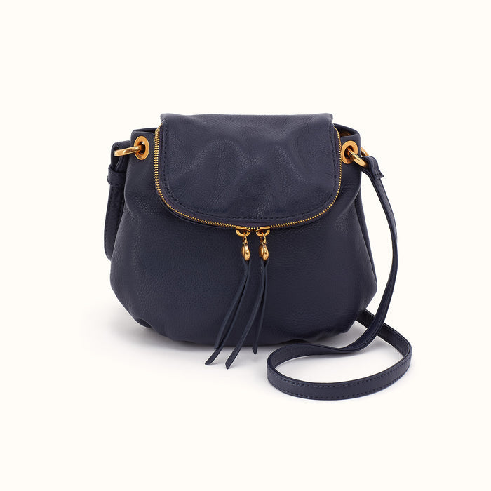 Fern Zip-Flap Crossbody In Pebbled Leather