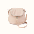 Fern Zip-Flap Crossbody In Pebbled Leather - Stonewash- FOL