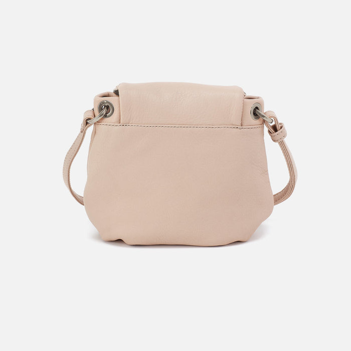 Fern Zip-Flap Crossbody In Pebbled Leather - Stonewash