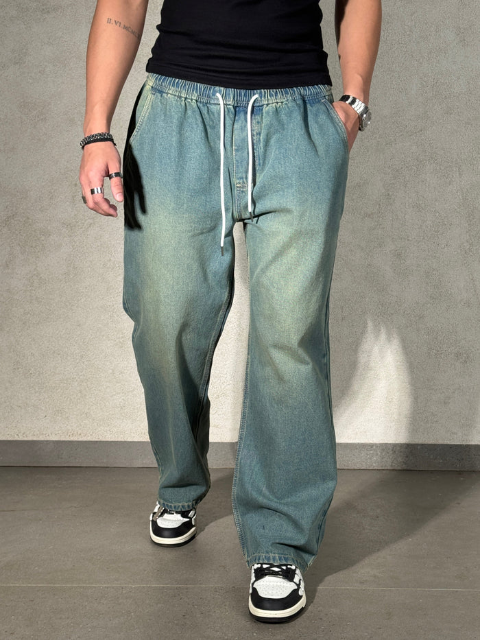 Flex Baggy Denim Joggers