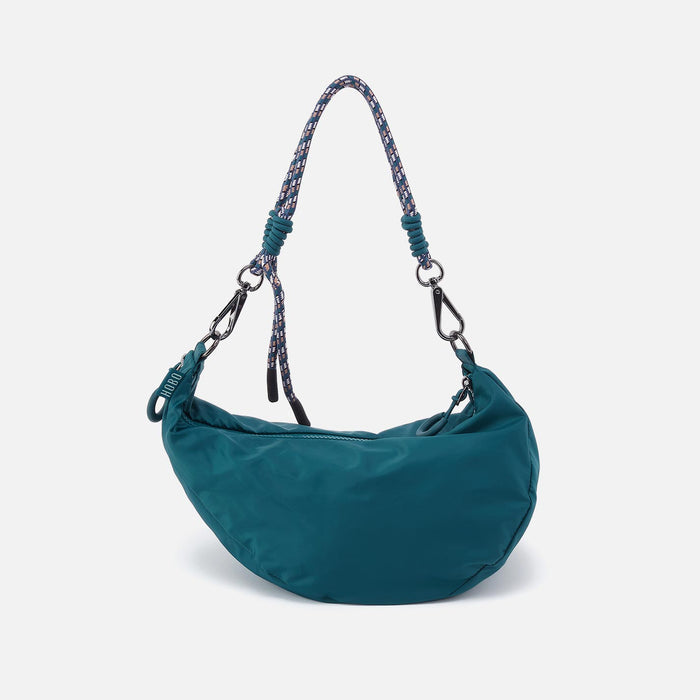 GO FOR IT Sling Crossbody in CaRefiber recycled nylon - Teal