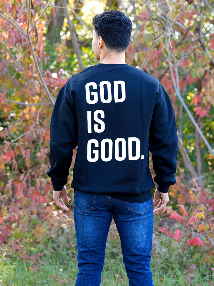 God Is Good Crewneck - HolStrength