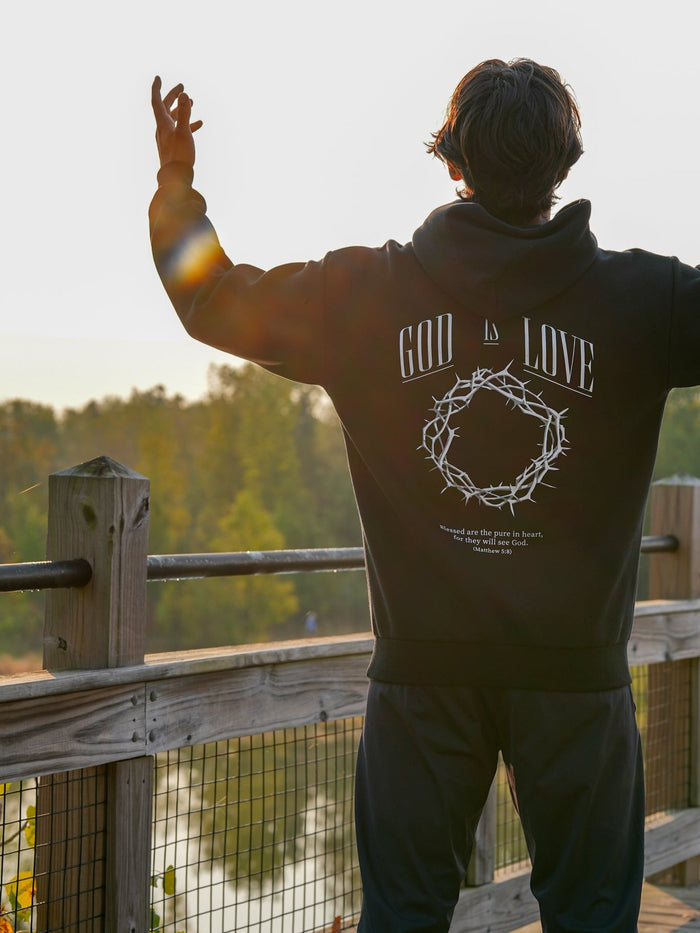 God Is Love Hoodie - HolStrength