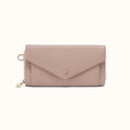 Goldie Large Wallet in Pebbled Leather - Warm Adobe- FOL