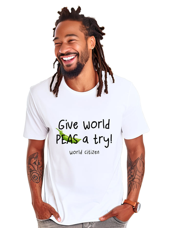 Graphic T-Shirts - Give World Peas a Chance