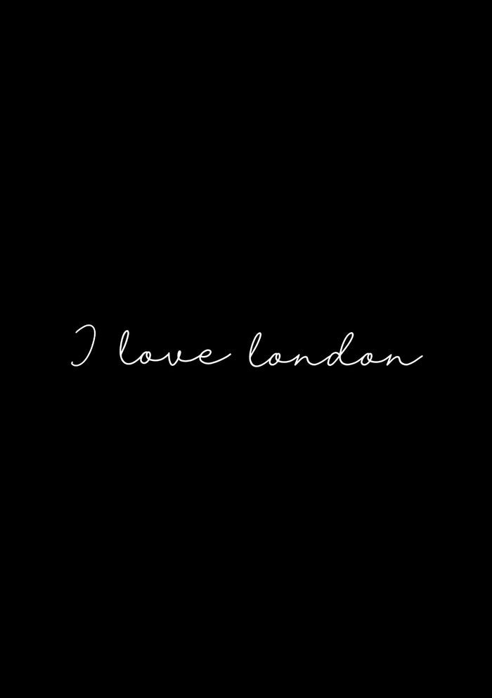 I love london poster
