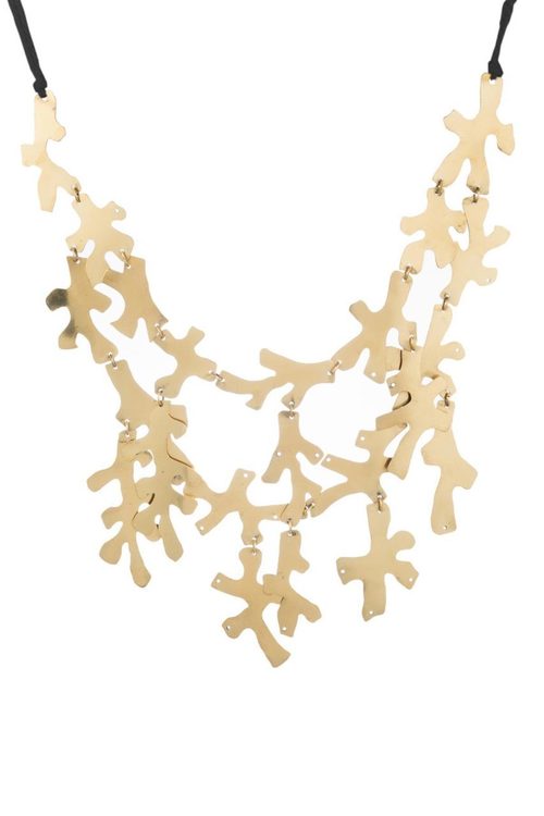 Hammered Brass Necklace