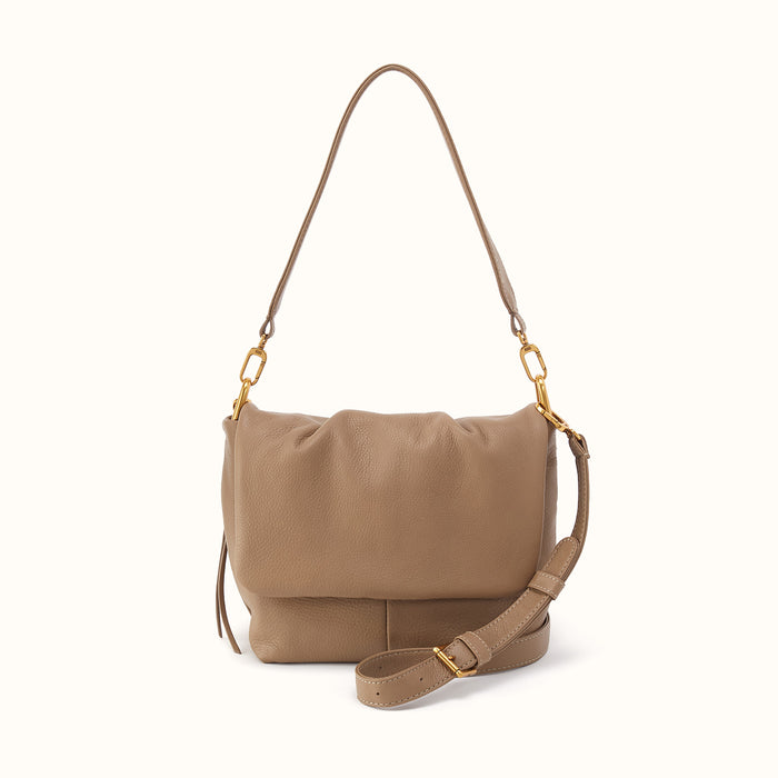 Harley Convertible Shoulder in Pebbled Leather - Cedar Sagebrush- FOL