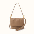 Harley Convertible Shoulder in Pebbled Leather - Cedar Sagebrush- FOL