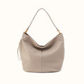 Harley Hobo In Pebbled Leather - Taupe- FOL