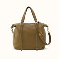 Harley Satchel in Pebbled Leather - Sunlit Sage- FOL