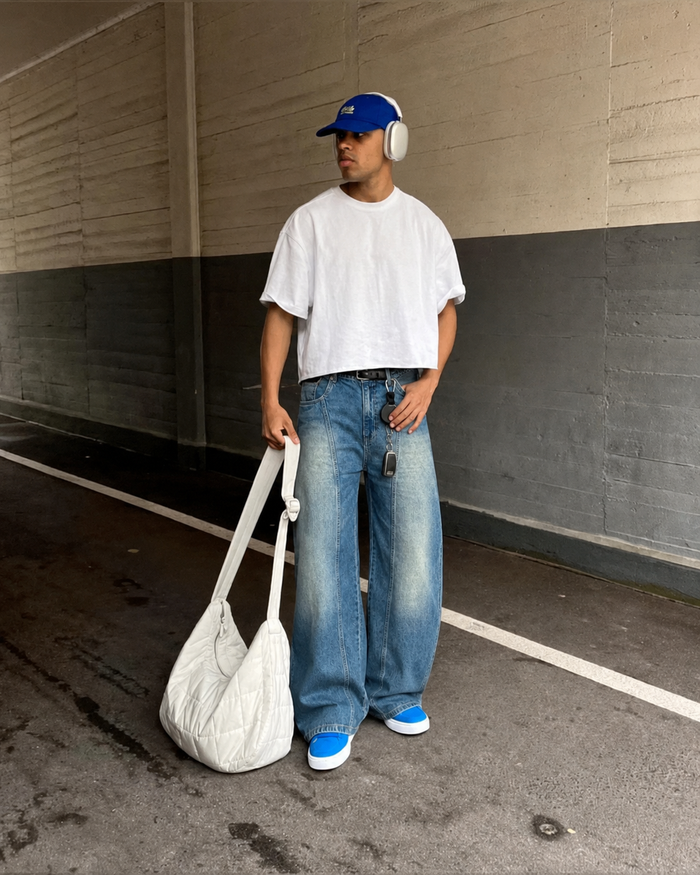 Heavy Collapse Edge Japan Baggy Jeans