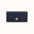 Hutton Large Wallet In Micrograin Leather