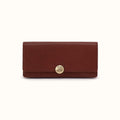Hutton Large Wallet In Micrograin Leather