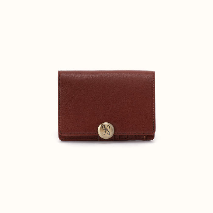 Hutton Small Wallet In Micrograin Leather
