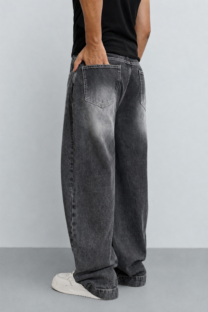 Iron Grey Japan Baggy Jeans
