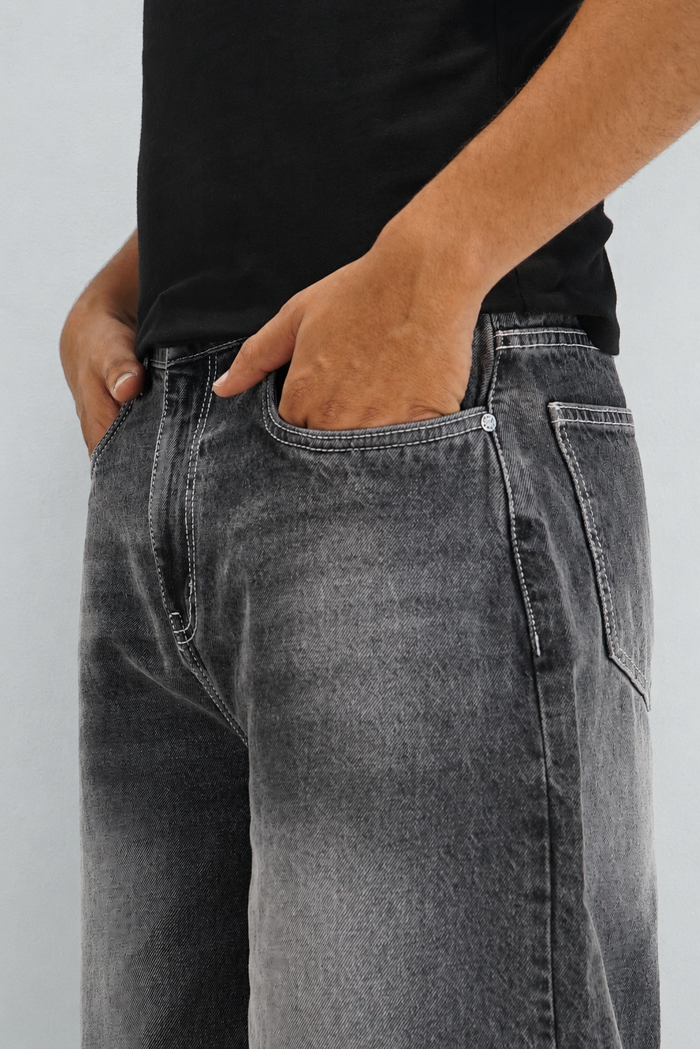 Iron Grey Japan Baggy Jeans