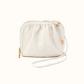 Isabelle Crossbody in Pebbled Leather - Coastal Cloud- FOL