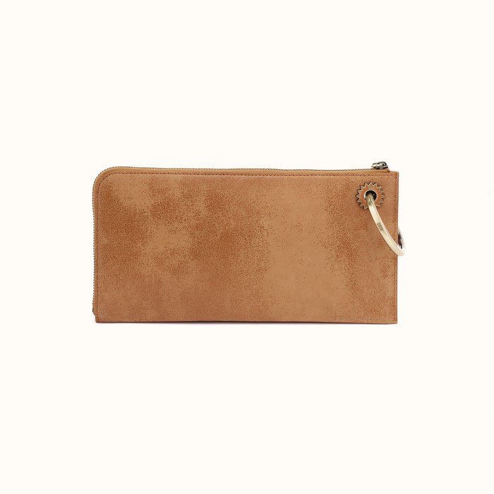 Jett Wristlet In Buffed Leather