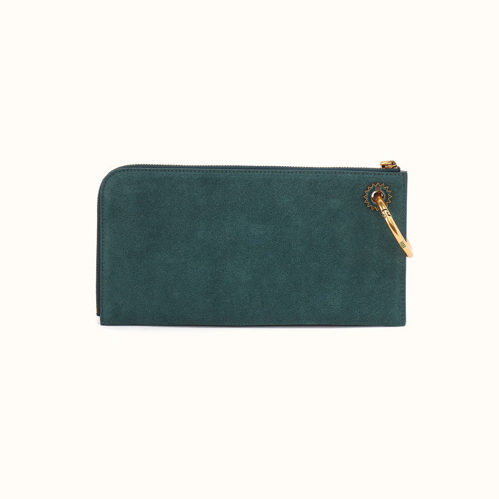 Jett Wristlet In Suede Leather