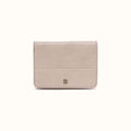 Jill Bifold Wallet in Aniline Gloss Leather - Stone Gloss- FOL