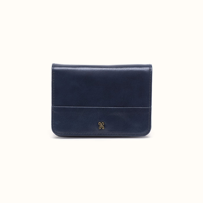 Jill Bifold Wallet In Polished Leather
