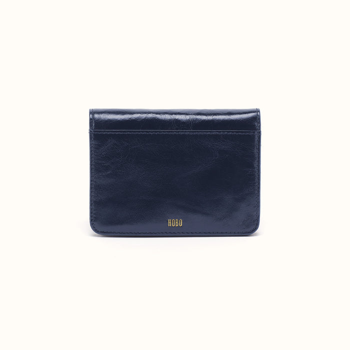 Jill Bifold Wallet In Polished Leather