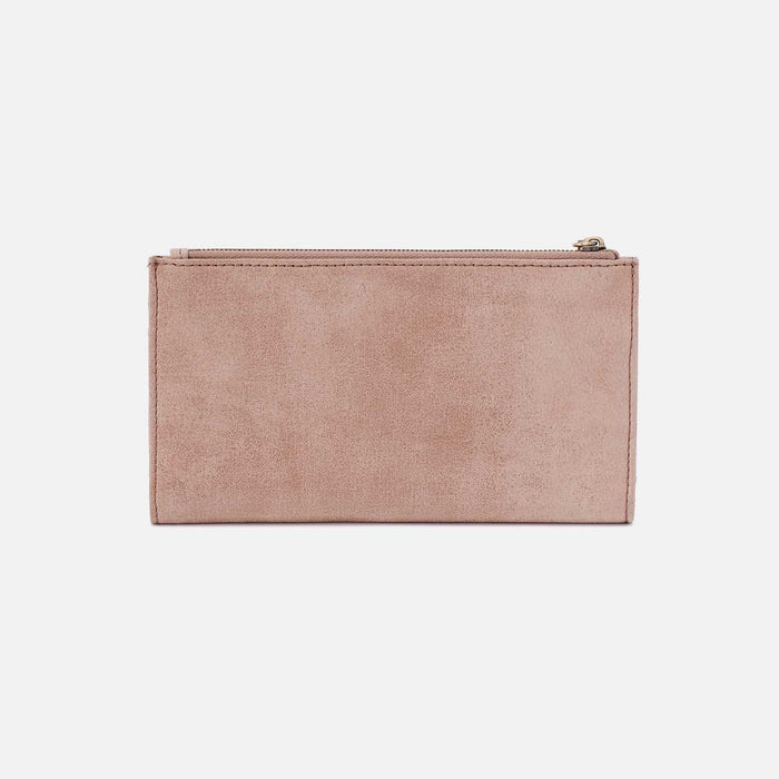 Jill Large Bifold Wallet in Buffed Leather - Hazel