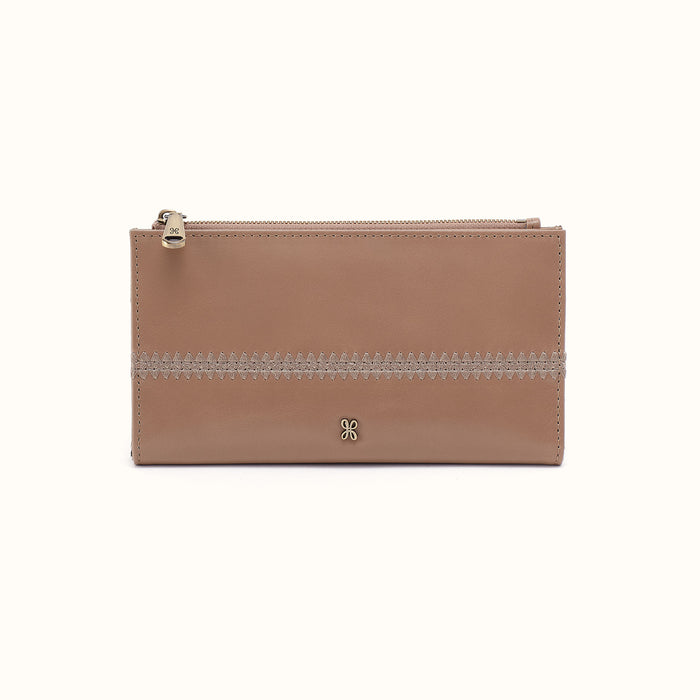 Jill Large Bifold Wallet In Polished Leather