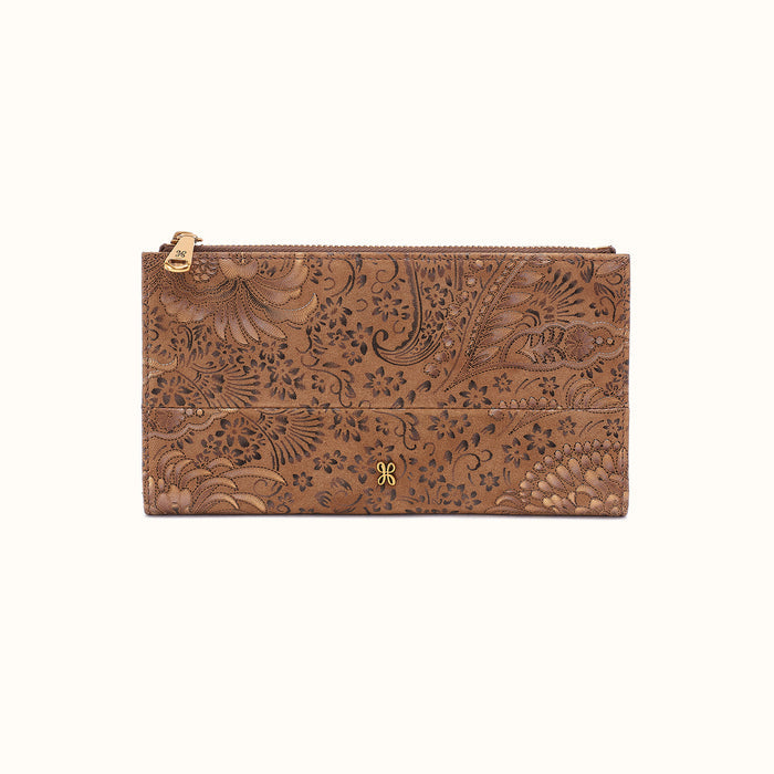 Jill Large Bifold Wallet In Printed Leather