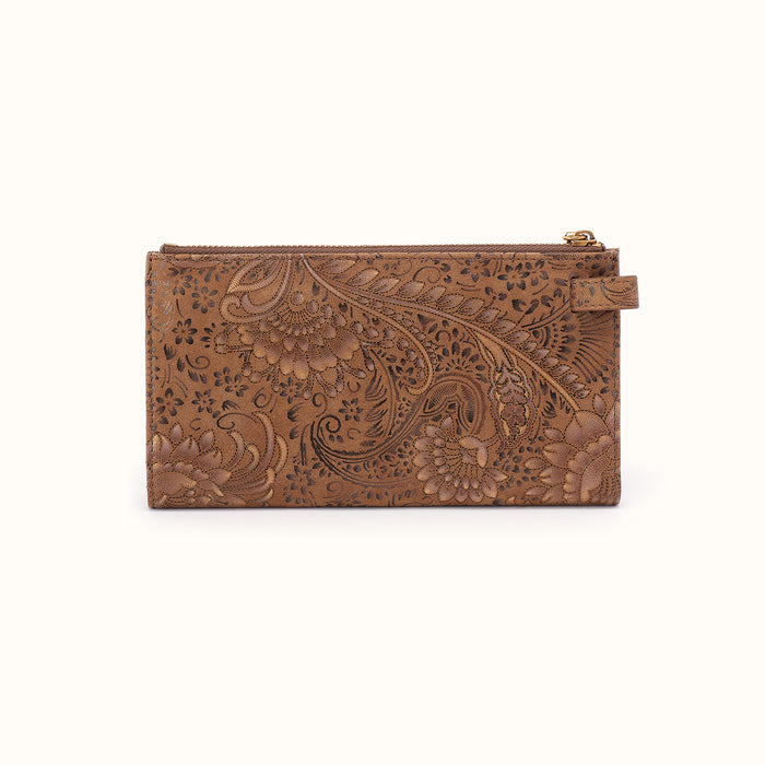 Jill Large Bifold Wallet In Printed Leather
