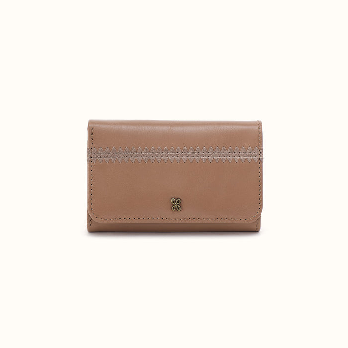 Jill Trifold Wallet In Polished Leather