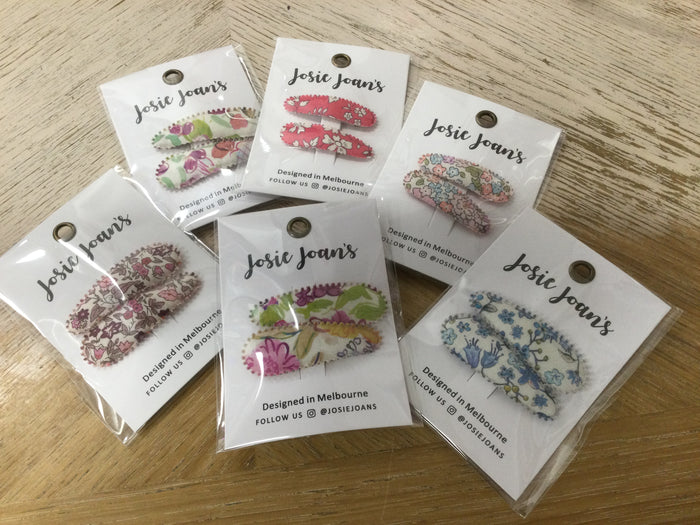 Josie Joan’s.   Little Hair Clips    (4.5cm)