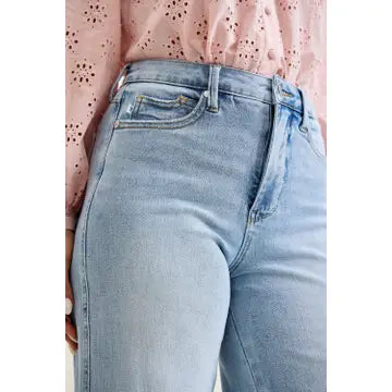 Judy Blue High Waist T.C. Retro Wide w/ Curve Coin Pkt Jeans