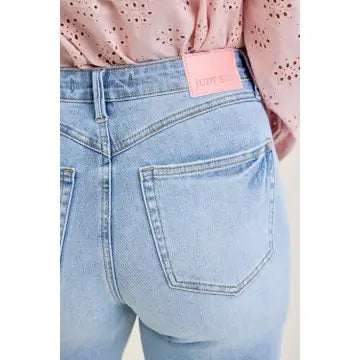 Judy Blue High Waist T.C. Retro Wide w/ Curve Coin Pkt Jeans