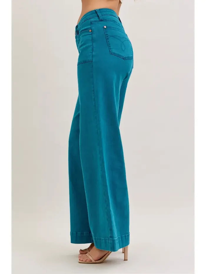 Judy Blue Mr. Utility Wide Jeans
