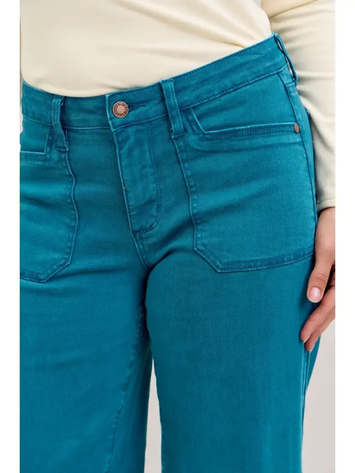 Judy Blue Mr. Utility Wide Jeans