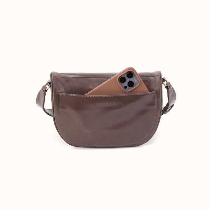 Juno Belt Bag in Polished Leather - Hearthstone