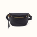 Juno Belt Bag In Smooth Leather - Black- FOL