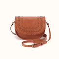 Kiva Small Crossbody in Washed Leather - Harvest Wheat- FOL