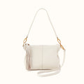 Kori Crossbody Shoulder in Pebbled Leather - Coastal Cloud- FOL